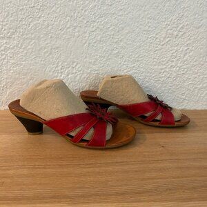 Paul Green Red Sandals